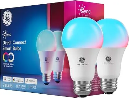Cync GE A19 LED Smart Light Bulbs, Room Decor Aesthetic…