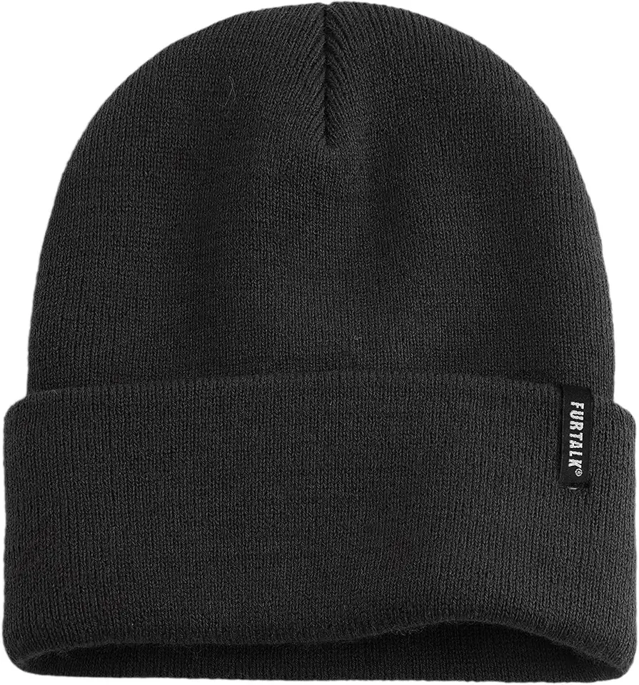Beanie Hat for Men Women Winter Hats for Women Men Soft Warm Unisex Cuffed Beanie Knitted Skull Cap