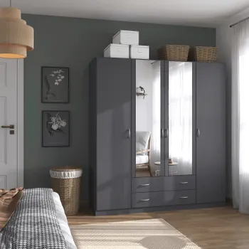 Kleerkast SKANA Grijs B181