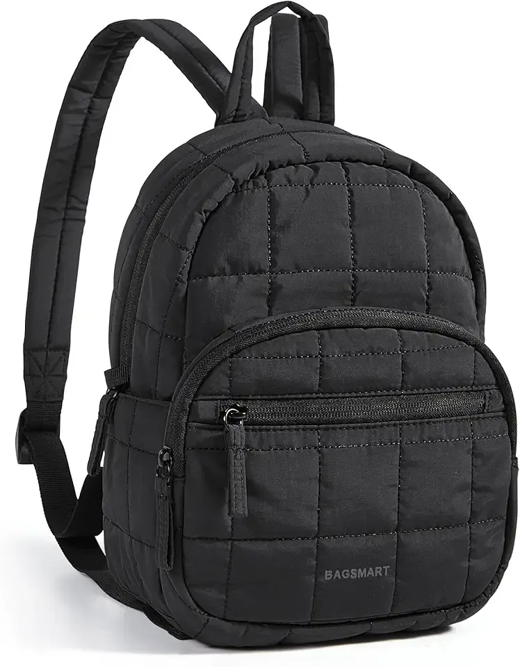 Mini Backpack for Women, Lightweight Small Backpack Purse, Fashion Causal Daypack for Work College, Water Resistant, Black