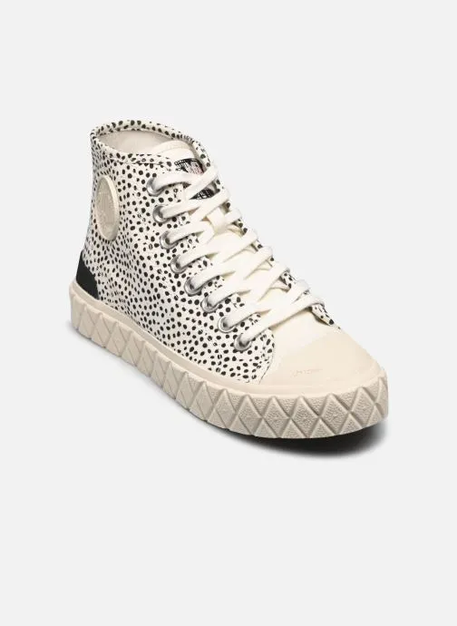 Print sneakers PALLA ACE MID FEST dames wit