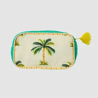 KAS Palm Cove Cosmetic Bag