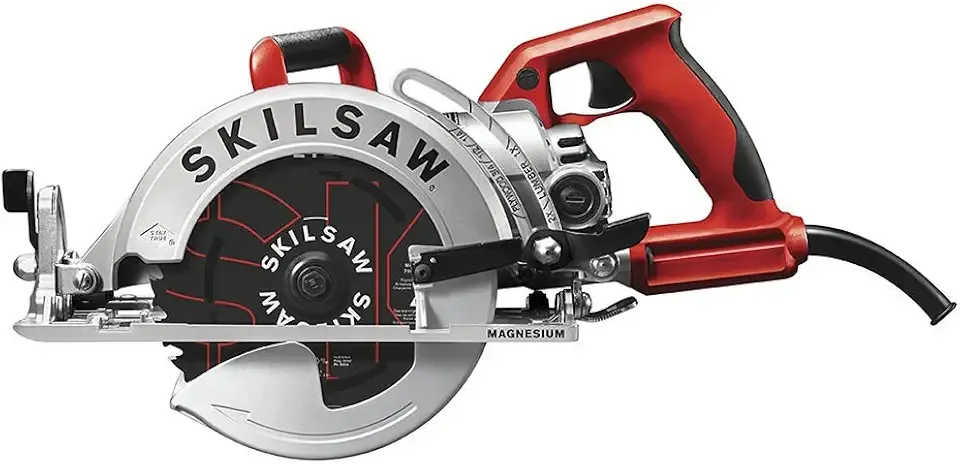 SKILSAW SPT77WML-01 15-Amp 7-1/4-Inch Lightweight Worm Drive Circular Saw , Silver