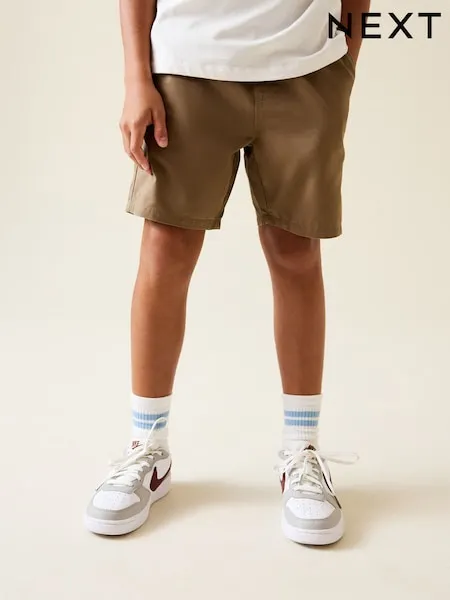 Brown Regular Fit Shorts (3-16yrs)
