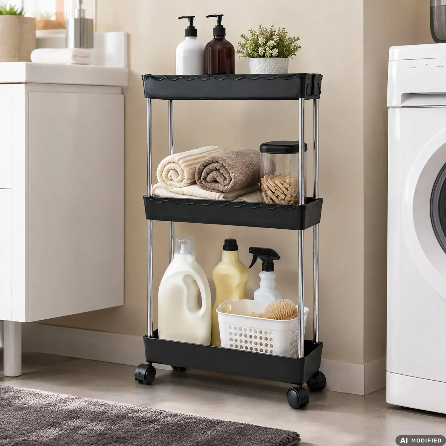 Carrello Multiuso Jeanette Small 3 Ripiani