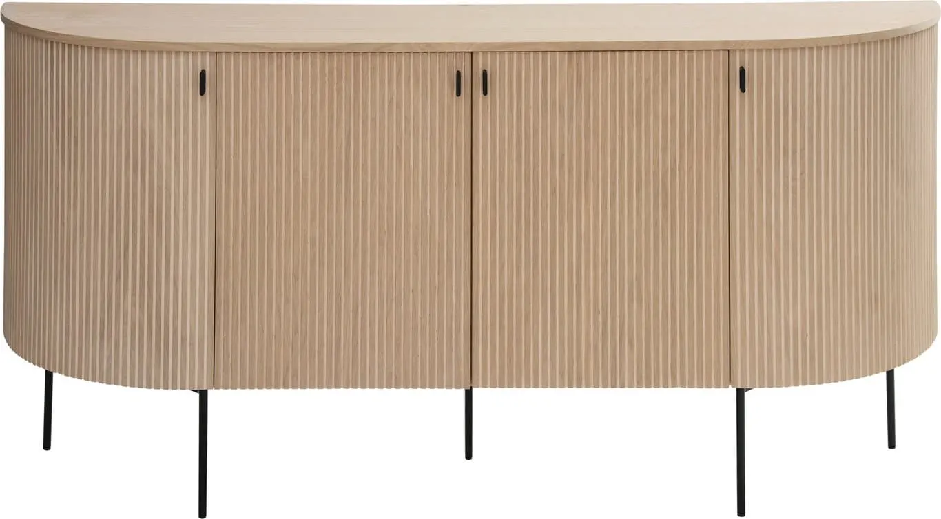 Linea buet skjenk 180 x 40, H 83 cm, hvitoljet