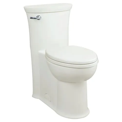 Tropic 4.8L Single Flush Right Height Elongated One-Piece Toilet in White with Slow Close Seat