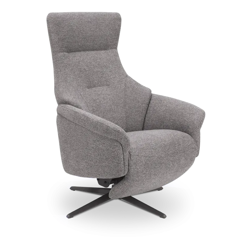 Relaxfauteuil Impreza - handmatig - stof Sneak Grey