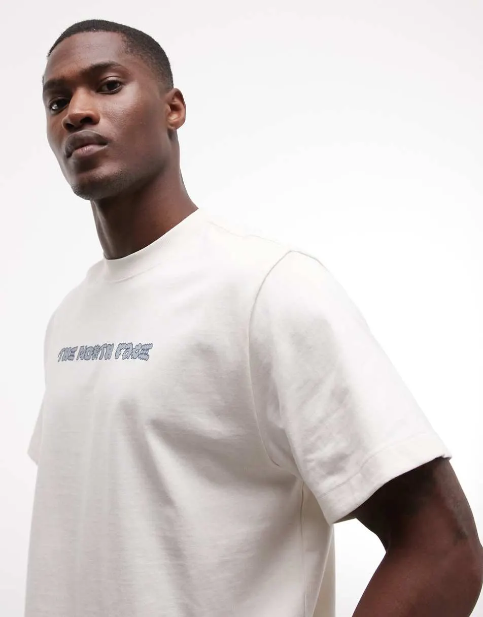 The North Face Logo Twist relaxed t-shirt in off white