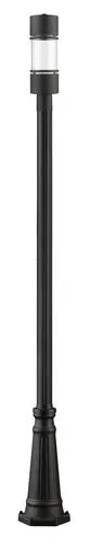 Z-Lite Luminata Black Outdoor LED Post Light
