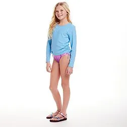 Andy & Evan Girls' Ruched Rashguard