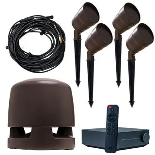 VOLT 4.1 Outdoor Audio System with Amplifier, Powered by WiiM