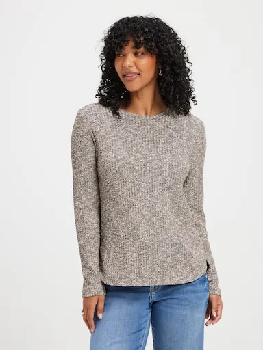 Just Jeans Eden Cosy Long Sleeve Rib Top