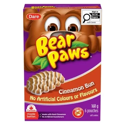Bear Paws Cinnamon Bun Cookies