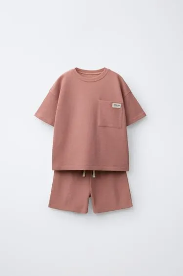 1 1/2-6 YEARS/ WAFFLE-KNIT LABEL PYJAMAS