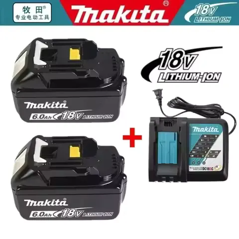 2026 Makita BL1860 BL1850B BL1850 BL1840 BL1830 Screwdriver Battery & Charger 18v Replacement Power Tool Batteries.