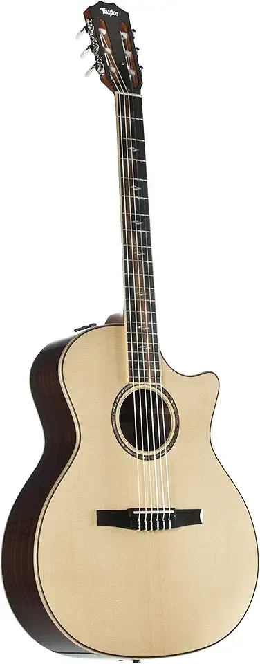 Taylor 814ce-N Grand Auditorium Cutaway Nylon-String - Natural Sitka Spruce Top