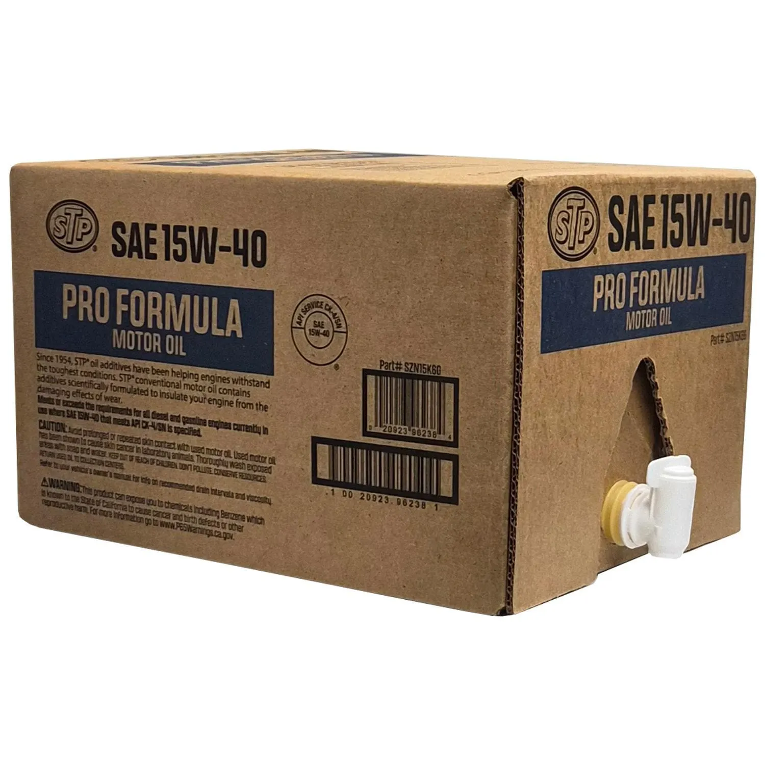 STP Conventional 15W-40 Motor Oil 6 Gallon SZN15K6G