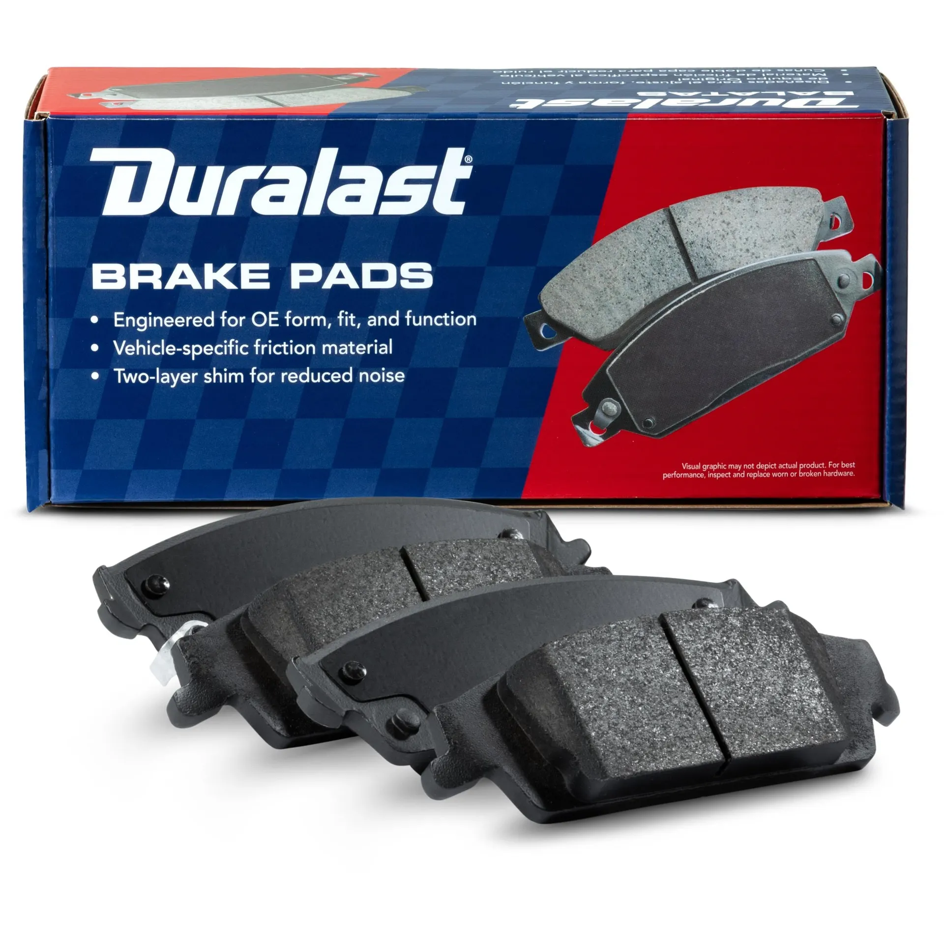 Duralast Semi-metallic Brake Pads D1707