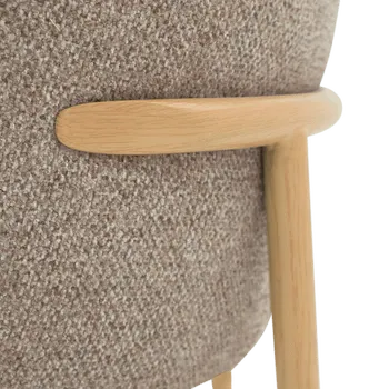 Barstoel LUNO Sand / Natur foil