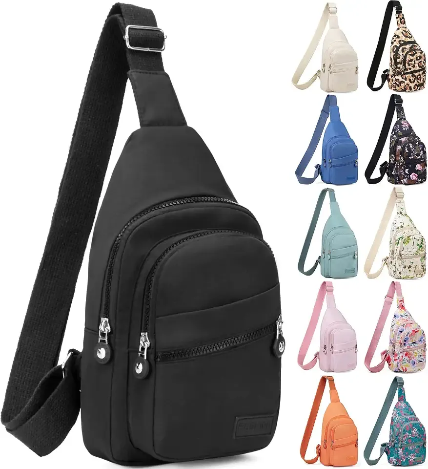 Small Sling Backpack Crossbody Bags for Women Men, Sling Bag Cross Body Bag Fanny Packs Crossbody Purses