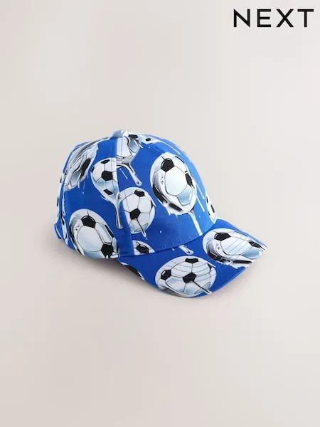 Blue Football Baseball Cap (3-16yrs)