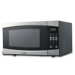 Commercial Chef 1000W Countertop Microwave Oven, 1.6 Cu. Ft., Stainless Steel, CHM16...