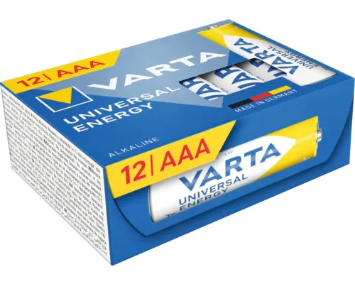 Univerzální baterie Varta 1,5 V AAA, 12 ks
