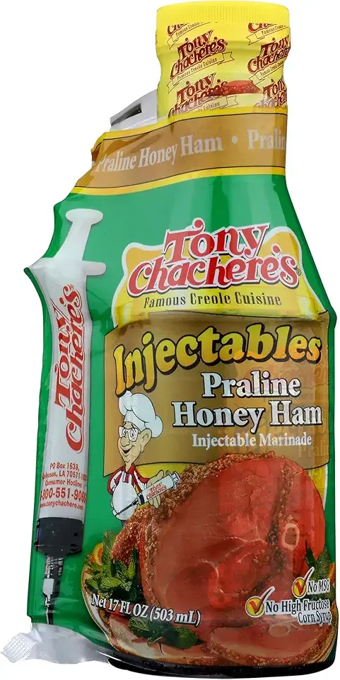 Tony Chachere's Marinade Praline Honey Ham W/ Injector - 17 oz