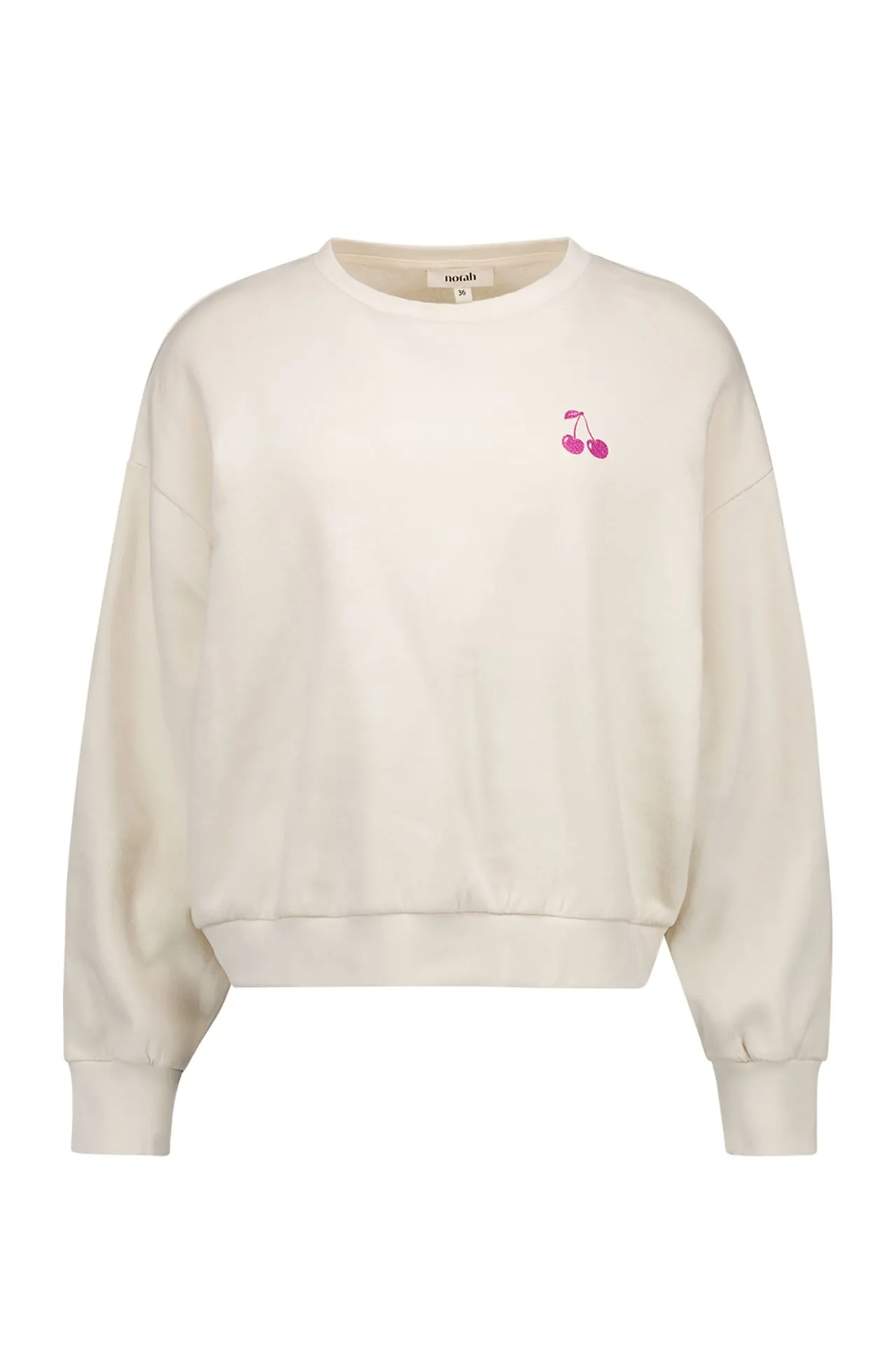 Ecru sweater met kers