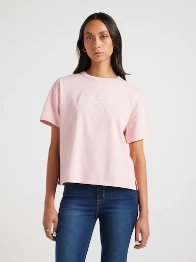 Levi's Vintage Tee In Fancy Script Coral Blush