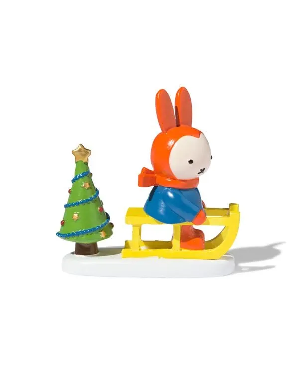 nijntje op slee voor kerstdorp
