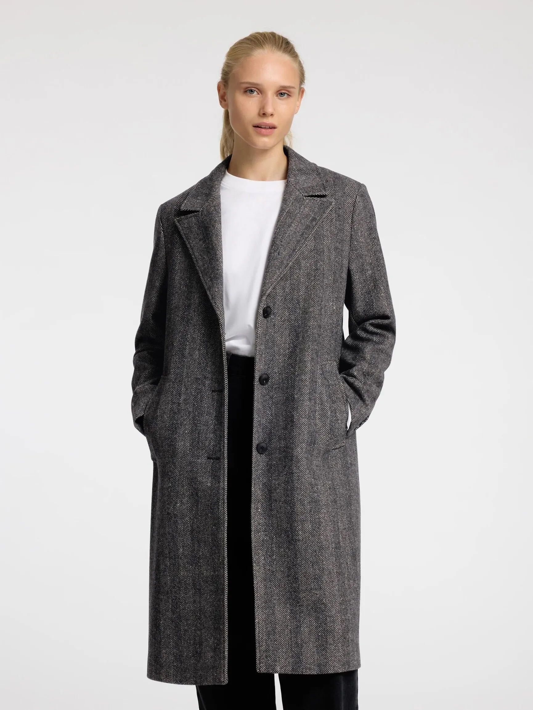 ULLBLANDING LANG KÅPE