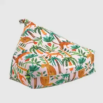 Twill & Co Tigerlily Leopard Bean Bag Multi 200L