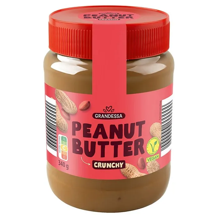 GRANDESSA Erdnusscreme 340 g, Crunchy