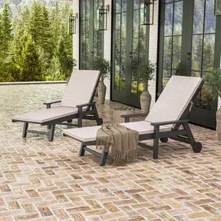 POLYWOOD Prescott Chaise Lounge, 2-pack