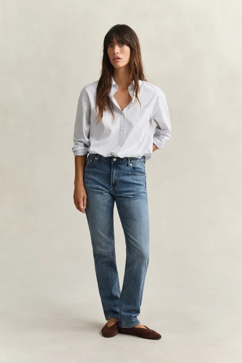 Straight Leg Stretch Jeans