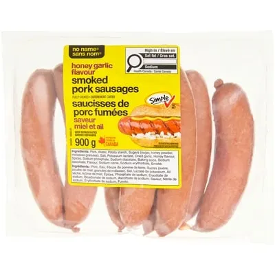 Honey Garlic Flavour Smoked Pork Sausages