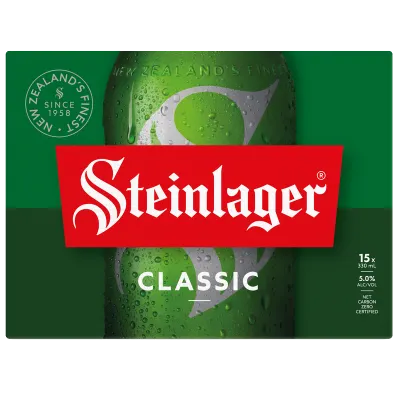 Steinlager Classic 330ml 15 Pack Bottles