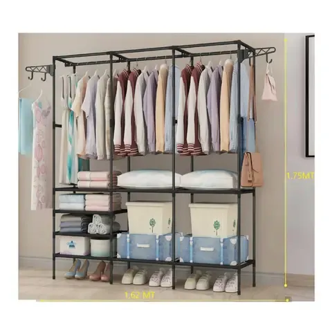 Ropero Perchero Organizador Armario Closet Armable 3 Cuerpos