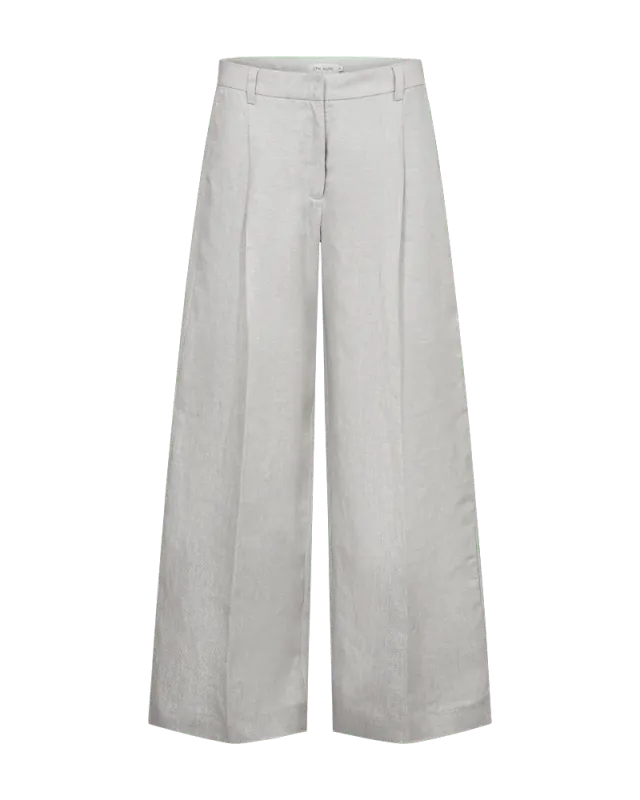 Natalie Pants Light Grey Melange