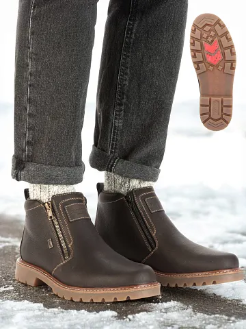 Leather Fiber-Grip ullfôret