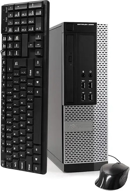 Dell Premium Desktop Computer PC, Intel Quad Core i5 3.2GHz, 16gb RAM, 1TB HDD, DVD, Bluetooth, WiFi, Compatible with Dell OptiPlex 9020 (Renewed)