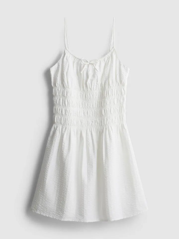 7–15 ans | Robe en crêpe de coton