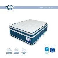 Colchón Sencillo 100x190x32cm Resortado Super Top Resortado