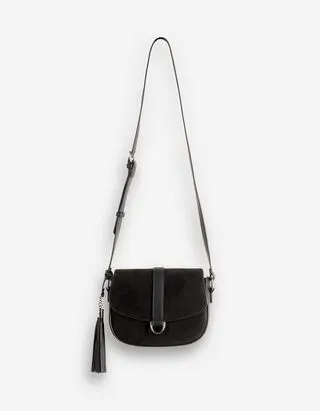 Borsa - Imitazione di camoscio - nero