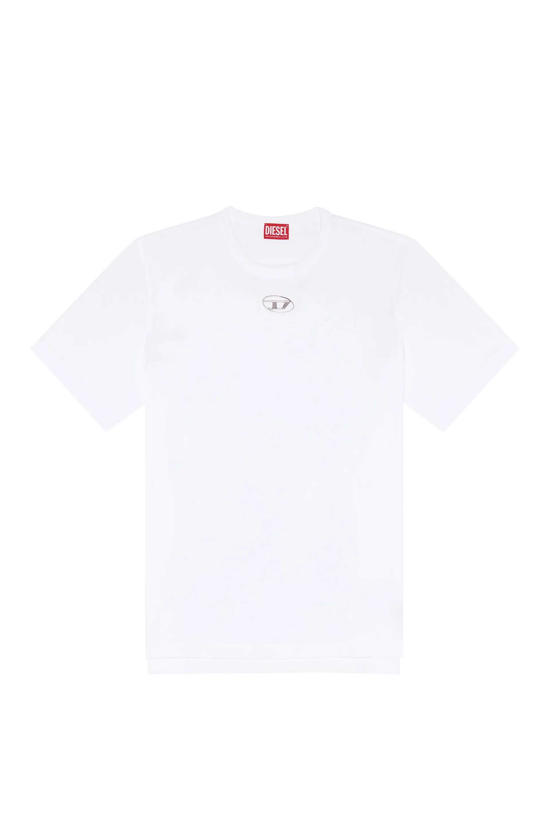 T-shirt with metallic Oval D