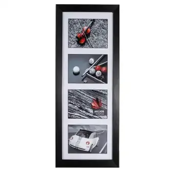 Image Arcade Multi Photo Frame Black 8x20