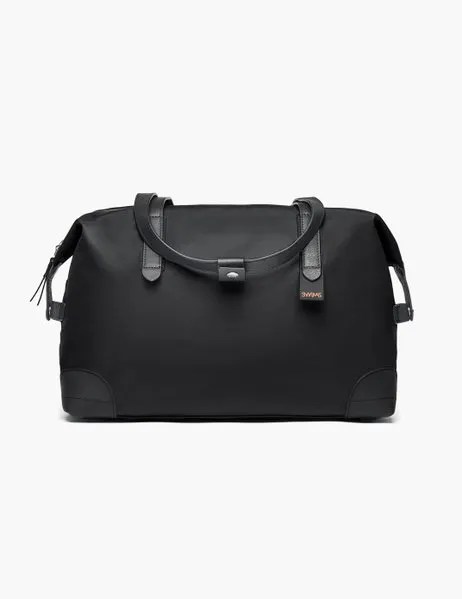 24 Hour Holdall Shoulder Strap Bag Black