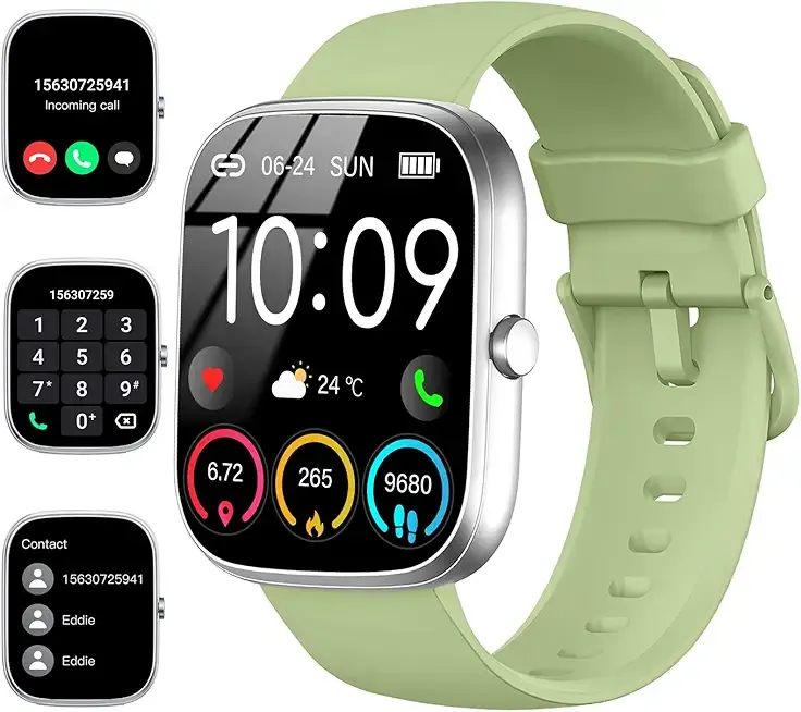 Smart Watch, 2025 HD 1.91" Smartwatch for Men Women(Answer/Make Call), 112+ Sports Modes Fitness Activity Tracker, Calories/Heart Rate/Sleep Monitor, IP68 Waterproof Step Counter for Android iOS